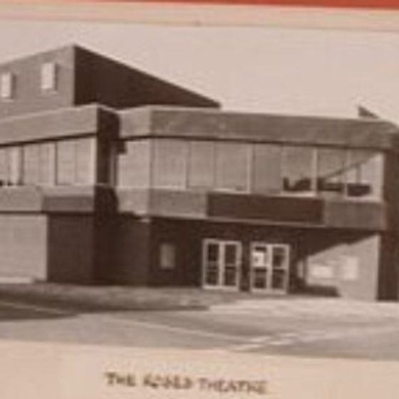 An old photo from 1975 of the original Roses building.