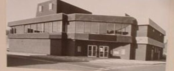 An old photo from 1975 of the original Roses building.