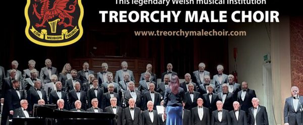 Treorchy Male Choir singing together.