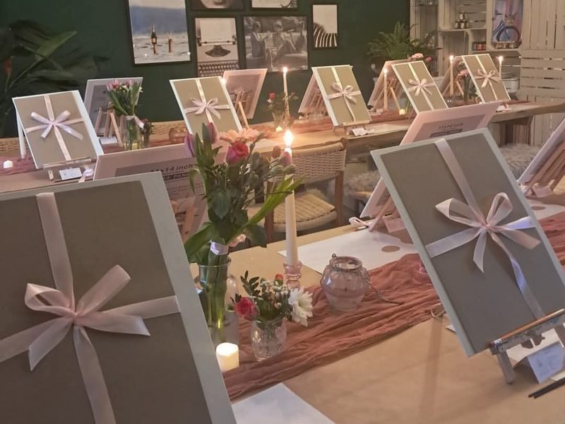 Paint and Cheese Night