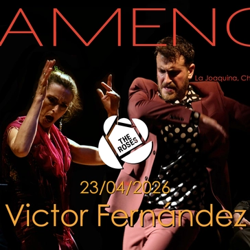 Man and woman dancing.