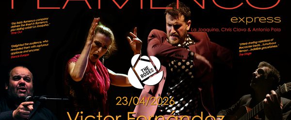 Man and woman dancing.