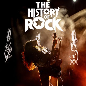 Woman holding a guitar looking upwards.