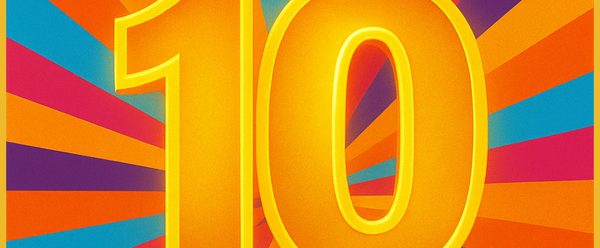 Colourful graphic announcing Studio B Performing Arts' 10th Anniversary Show on March 1, 2026, at The Roses Theatre, Tewkesbury.