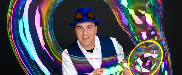 The Highland Joker with a bubble around him.